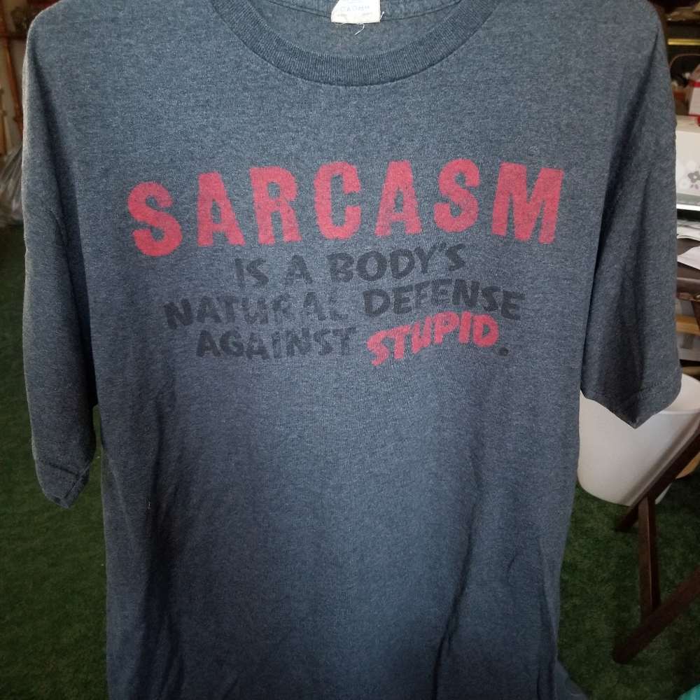 'Sarcasm ...' Mens Graphic Tee